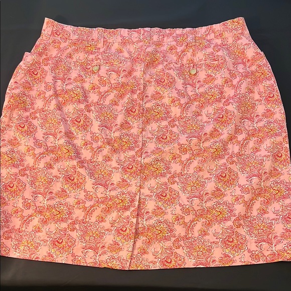 Lands End Plus Size Pink Floral Skirt, Size 20W - Picture 6 of 8